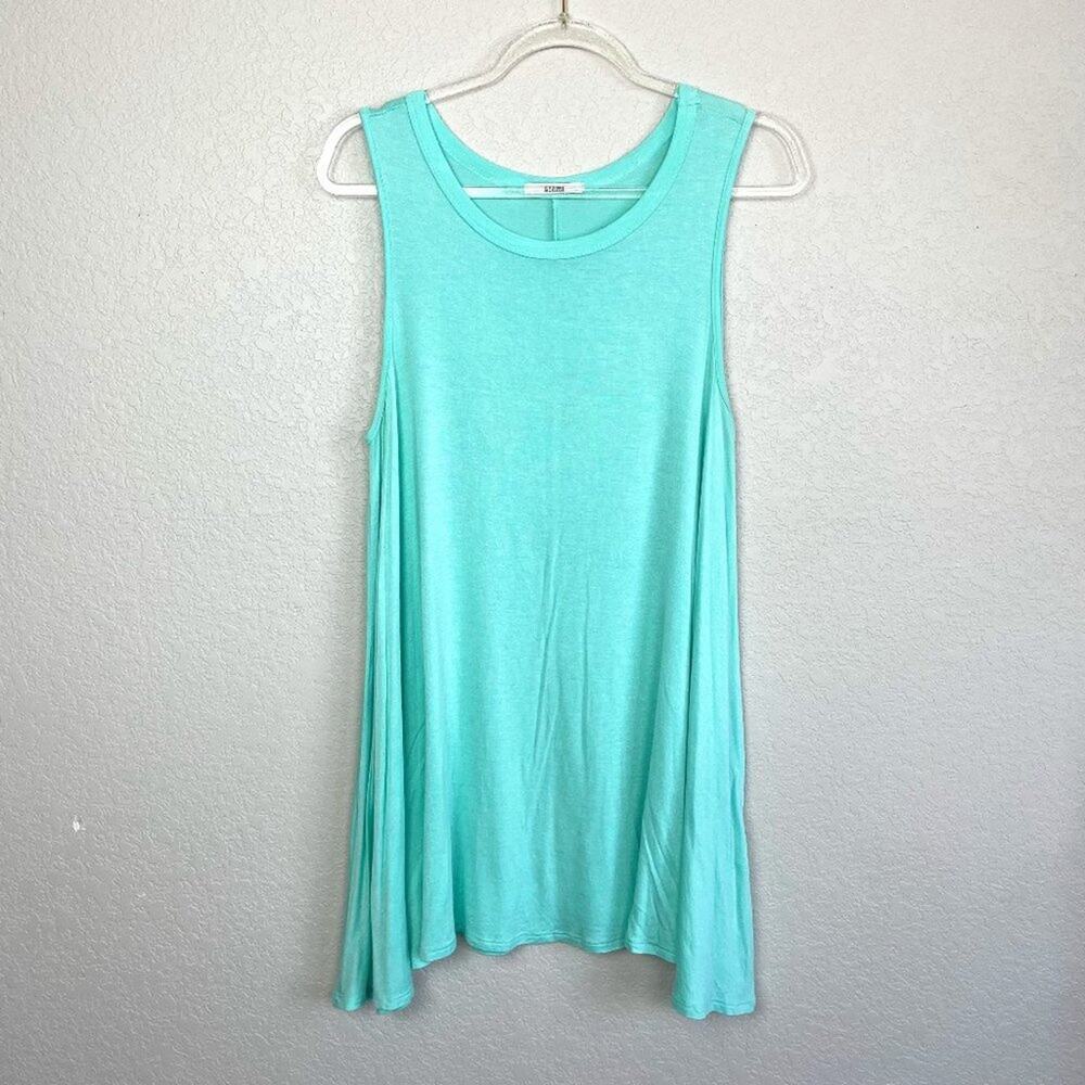 ACEMI Mint Green Sleeveless Tunic Size S